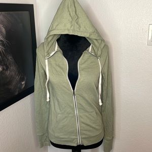 Green Zip-Up Hoodie